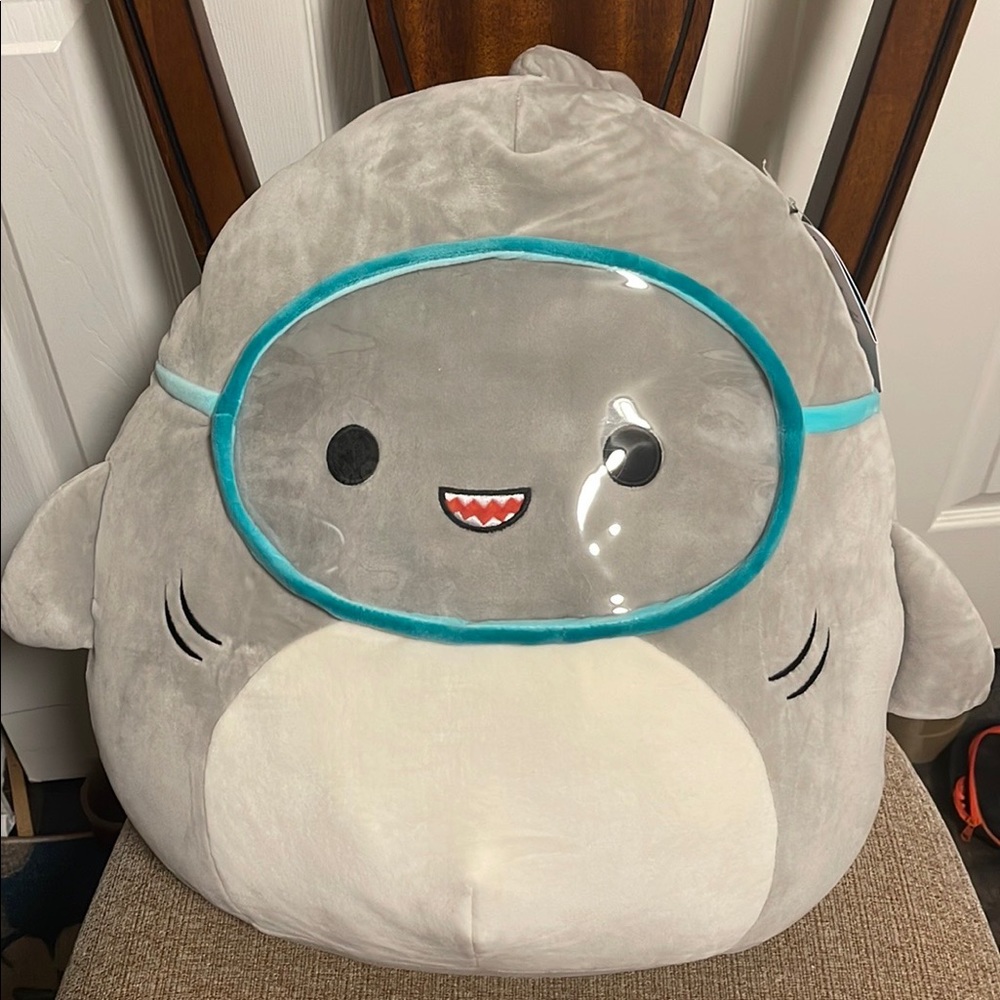 Squishmallows Gordon 16” Scuba Shark
